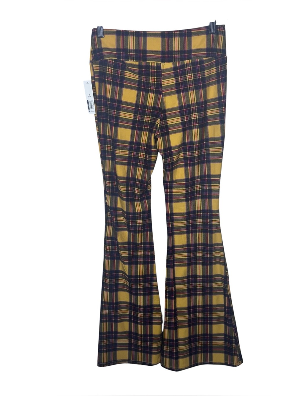 No Boundaries flare plaid pants size medium - Picture 2 of 5